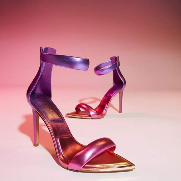 NEW ALDO HEEL SANDALS SZ 5 - Picture 1 of 6